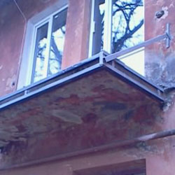 Усиление балконной плиты