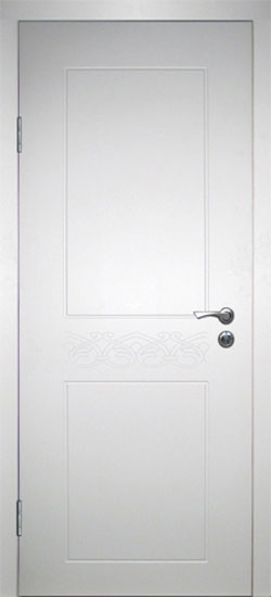Белая межкомнатная дверь